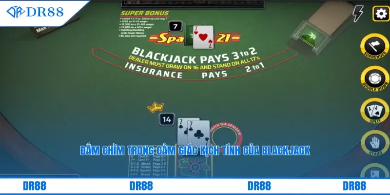 Đắm chìm trong cảm giác kịch tính của Blackjack