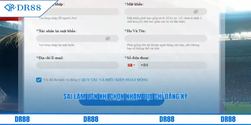 Sai lầm lớn khi chọn nhầm địa chỉ đăng ký